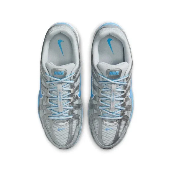 Nike P-6000 CD6404-025 Mens US 14 Metallic Platinum University Blue Shoes DDK708 - Picture 4 of 15